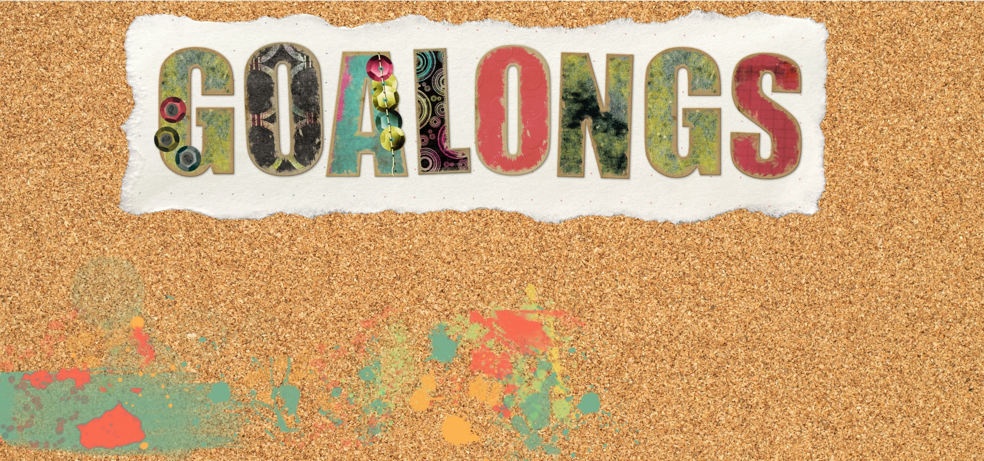GoAlongs creative inspiration corkboard